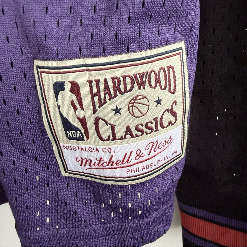 Toronto Raptors Vintage Mitchell & Ness Hardwood Classics Mesh Jersey Sweater - Picture 3 of 8